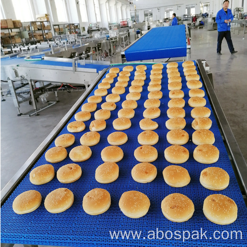 Automatic burger Bun Packing Machine with Slicer